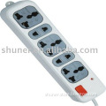 universal power jack with 5 outlets